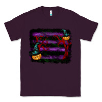 Plum halloween witch hat backround Classic Tee - RanaPortraitStore