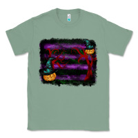 Sage halloween witch hat backround Classic Tee - RanaPortraitStore