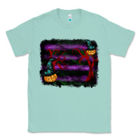 Seafoam halloween witch hat backround Classic Tee - RanaPortraitStore