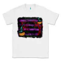 White halloween witch hat backround Classic Tee - RanaPortraitStore