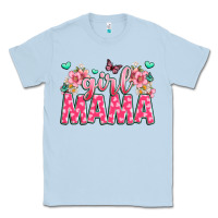 Dusty Blue girl mama Classic Tee - JahusDesignShop