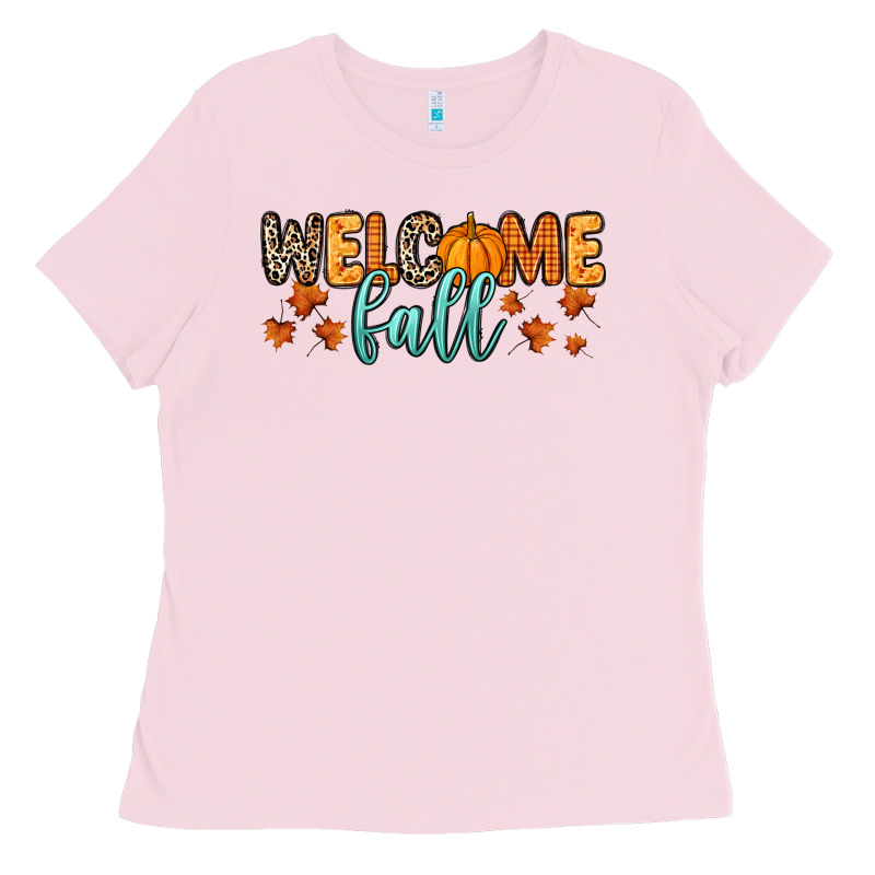 Welcome Fall Ladies Tee by RanaPortraitStore | Teevron