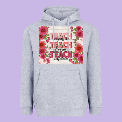 Teacher Life Heavyweight Hoodie Designed By Tumblerdesignbyshophia