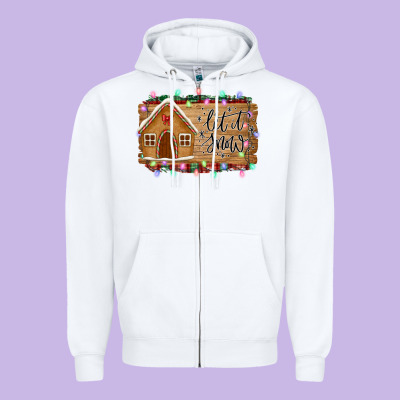 Let It Snow Zipper Hoodie Designed By Bettercallsaul
