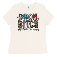Bone boom bitch Ladies Tee - CowhideDigitalArt