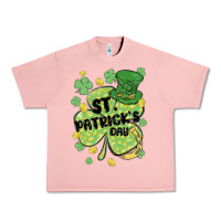 Salmon st. patrick's day shamrock Urban Heavy Tee - MaliasSmallBusiness