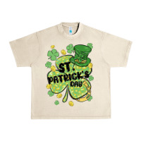 Sandshell st. patrick's day shamrock Urban Heavy Tee - MaliasSmallBusiness