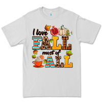 Dove Grey i love fall most of all Premium Tee - AdoDesignShop