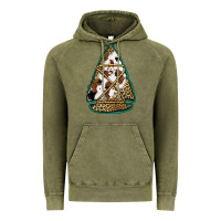 Vintage Olive cowhide leopard arrowhead Vintage Hoodie - Jasminsmagicworld