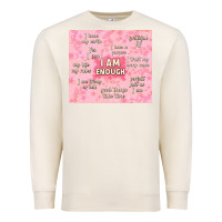 Sandshell i am enough with glitter Premium Sweatshirt - TumblerDesignByShophia