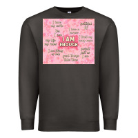 Smoke i am enough with glitter Premium Sweatshirt - TumblerDesignByShophia