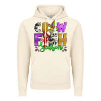 Vintage Artic crawfish season mardi gras carnival fleur de lis Vintage Hoodie - Jasminsmagicworld