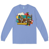 Colony Blue school vibes Long Sleeve Tee - NancyCooperArtShop