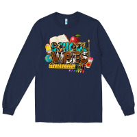Navy school vibes Long Sleeve Tee - NancyCooperArtShop