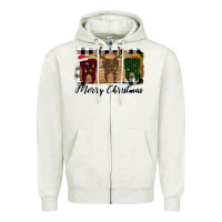 Merry Christmas Teeth Zipper Hoodie | Teevron