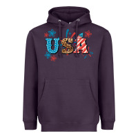 Plum USA 4th of july Heavyweight Hoodie - HowdyJamesFarm