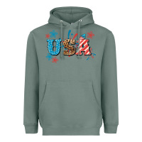 Sage USA 4th of july Heavyweight Hoodie - HowdyJamesFarm