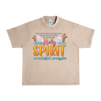 French Oak holy spirit wonderful counselor Urban Heavy Tee - MaliasSmallBusiness