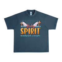 Midnight Navy holy spirit wonderful counselor Urban Heavy Tee - MaliasSmallBusiness