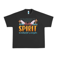 Pigment Black holy spirit wonderful counselor Urban Heavy Tee - MaliasSmallBusiness