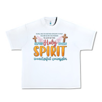 White holy spirit wonderful counselor Urban Heavy Tee - MaliasSmallBusiness