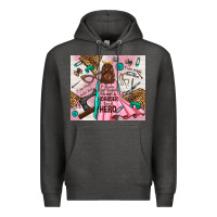 Charcoal Heather i rescue craft supplies i'm not a hoarder i'm hero Premium Hoodie - TumblerDesignByShophia
