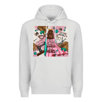 Dove Grey i rescue craft supplies i'm not a hoarder i'm hero Premium Hoodie - TumblerDesignByShophia