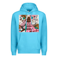 Ocean Blue i rescue craft supplies i'm not a hoarder i'm hero Premium Hoodie - TumblerDesignByShophia