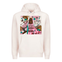 Pale Pink i rescue craft supplies i'm not a hoarder i'm hero Premium Hoodie - TumblerDesignByShophia