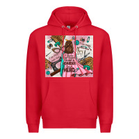 Red i rescue craft supplies i'm not a hoarder i'm hero Premium Hoodie - TumblerDesignByShophia