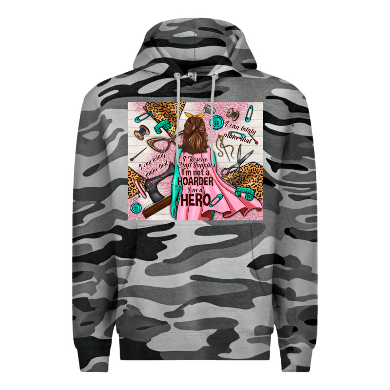 I Rescue Craft Supplies I'm Not A Hoarder I'm Hero Premium Hoodie by TumblerDesignByShophia | Teevron