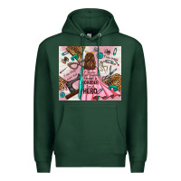 Sports Green i rescue craft supplies i'm not a hoarder i'm hero Premium Hoodie - TumblerDesignByShophia