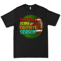 Black football is my favorite season Premium Tee - BundleAndBundleShop