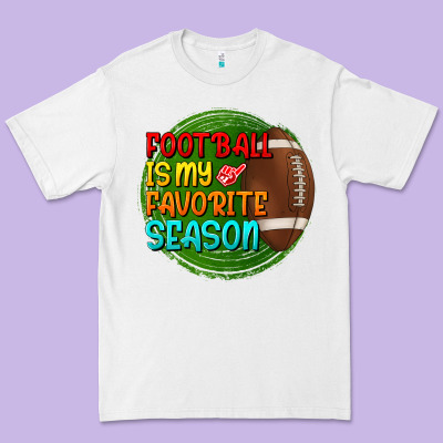 Football Is My Favorite Season Premium Tee Designed By Bundleandbundleshop