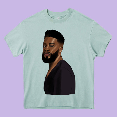 African Men Heavy Core Tee Designed By Hra Design Shop