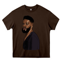 Chocolate Brown african men Heavy Core Tee - HRA Design Shop