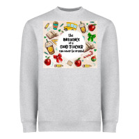 Heather Grey the influence of a good teacher can never be erase Heavyweight Sweatshirt - MaliasSmallBusiness