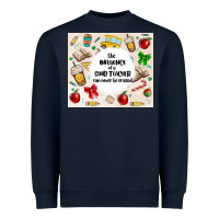 Navy the influence of a good teacher can never be erase Heavyweight Sweatshirt - MaliasSmallBusiness