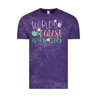Cloud Purple world's cutest alarm clock Vintage Tee - MaliasSmallBusiness
