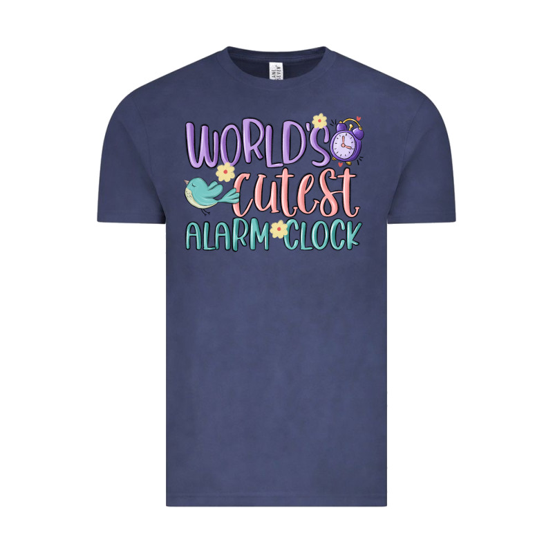 World's Cutest Alarm Clock Vintage Tee by MaliasSmallBusiness | Teevron