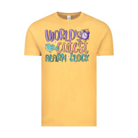 Vintage Mustard world's cutest alarm clock Vintage Tee - MaliasSmallBusiness