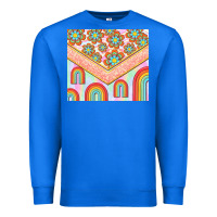 True Royal hippie rainbow and daisy Premium Sweatshirt - TumblerDesignByShophia