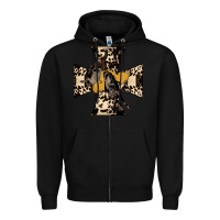 Black Leopard Bucking Bronco Zipper Hoodie - Bettercallsaul
