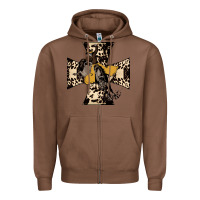 Chestnut Leopard Bucking Bronco Zipper Hoodie - Bettercallsaul