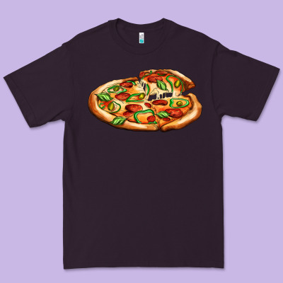 Big Pizza Premium Tee Designed By Adodesignshop