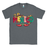 Charcoal Heather mexico Classic Tee - MaliasSmallBusiness