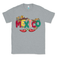Heather Grey mexico Classic Tee - MaliasSmallBusiness