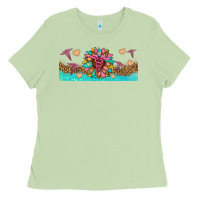 Matcha nurse sunflower libbey glass Ladies Tee - HRA Design Shop