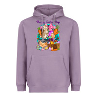 Lavender Happy Easter Day truck Heavyweight Hoodie - HowdyJamesFarm