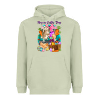 Matcha Happy Easter Day truck Heavyweight Hoodie - HowdyJamesFarm